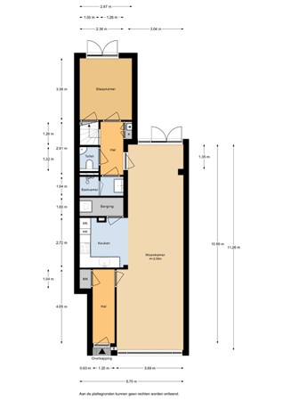 Floorplan - Amsterdamsestraatweg 219, 3551 CC Utrecht